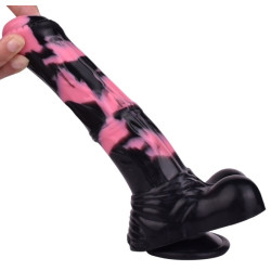 Bad Horse Gode Horse Hurulf M 24.5 x 6.5cm Noir-Rose